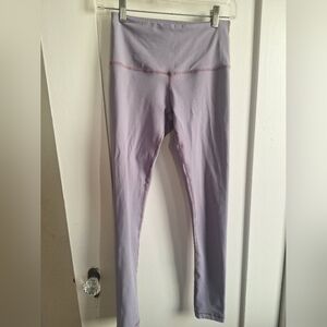 90 Degree by Reflex Ankle Length 25" Yoga Leggings sz XS Lilac